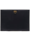 Gancini Clutch Bag Black - SALVATORE FERRAGAMO - BALAAN 2