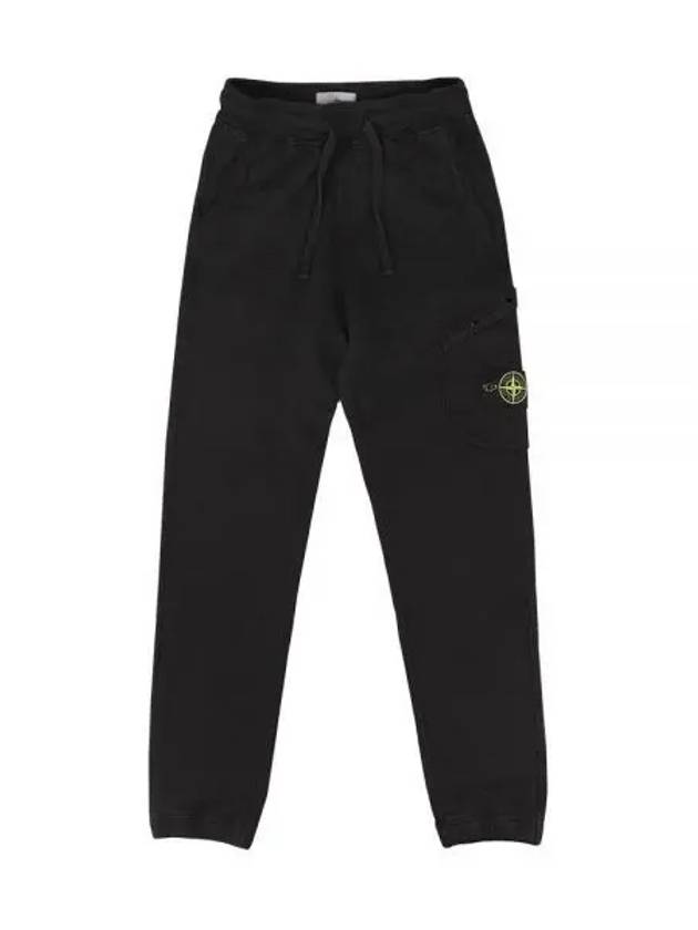 Cotton Cargo Jogging Pants Black - STONE ISLAND - BALAAN 2