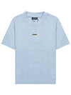 Le Gros Grain Short Sleeve T-Shirt Light Blue - JACQUEMUS - BALAAN 2