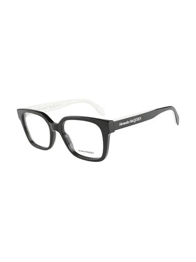 Eyewear Square Acetate Eyeglasses Black - ALEXANDER MCQUEEN - BALAAN 4