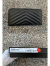 YSL matelass silver zipper long wallet - YSL BEAUTY - BALAAN 6