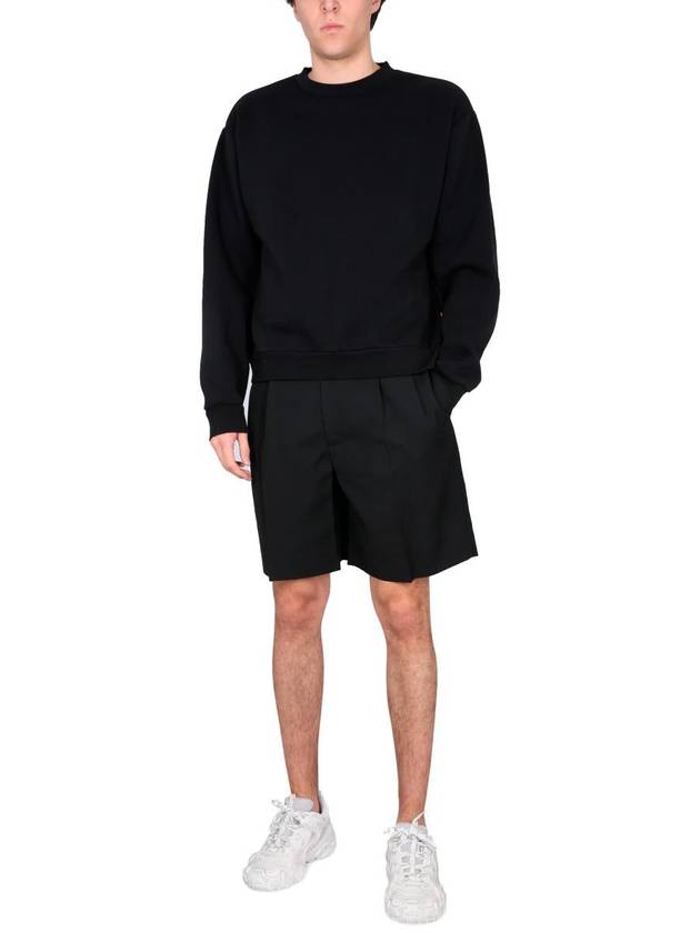 Crew Neck Sweatshirt Black - ACNE STUDIOS - BALAAN 3