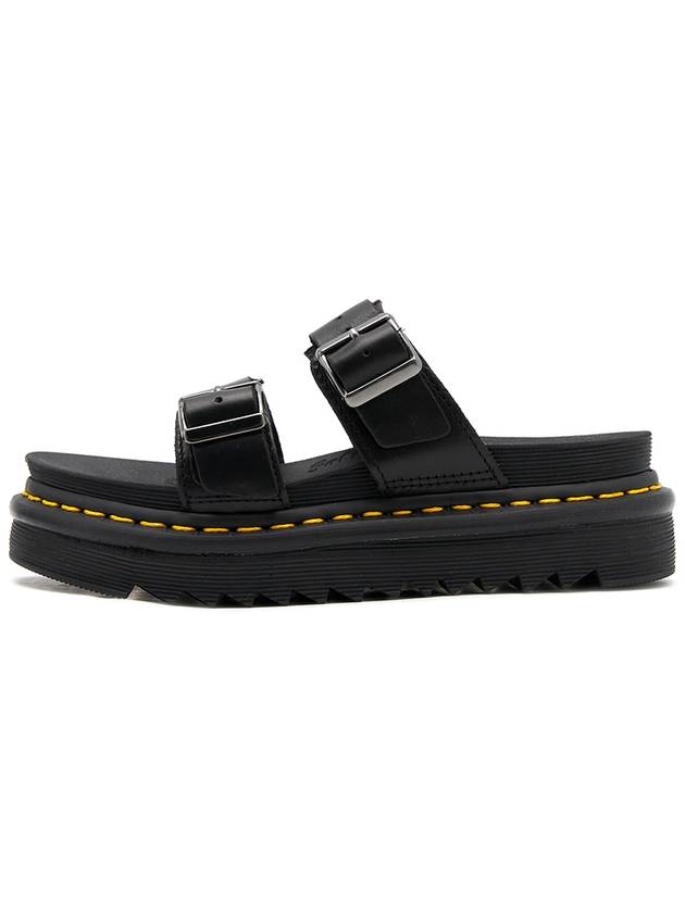 Miles Buckle Brando Leather Sandals Black - DR. MARTENS - BALAAN 4