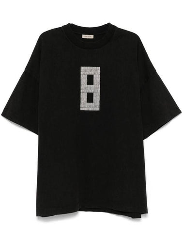 Fear Of God Short Sleeve Tee 8 Grey Print Clothing - FEAR OF GOD - BALAAN 1