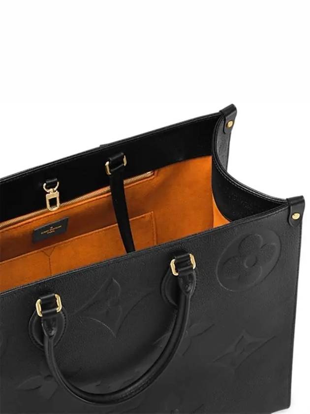 OnTheGo Monogram Empreinte Leather Tote Bag Black - LOUIS VUITTON - BALAAN 5