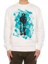 Graphic Print Sweatshirt White - CP COMPANY - BALAAN 5