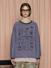 line graphic knit purple - UNALLOYED - BALAAN 2