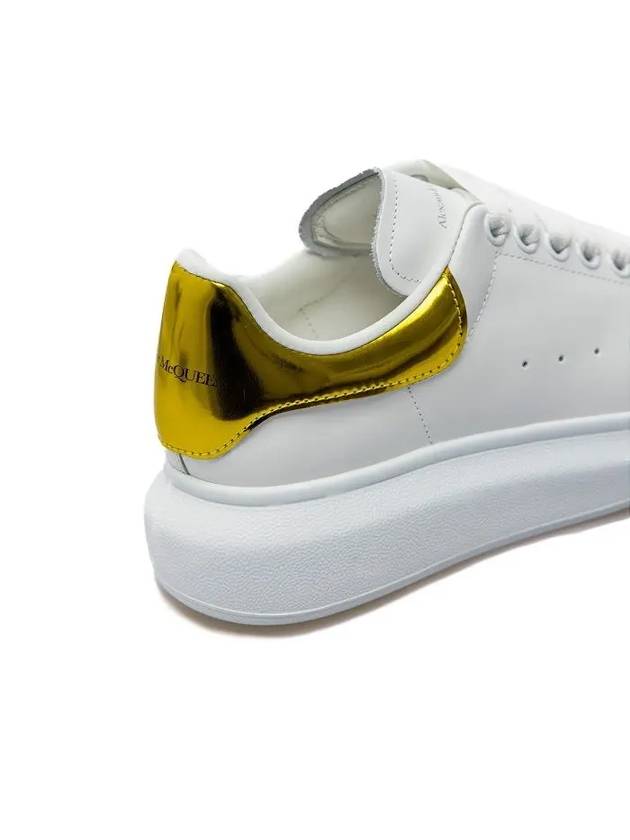 Oversole Metal Yellow Tab Low Top Sneakers White - ALEXANDER MCQUEEN - BALAAN 6