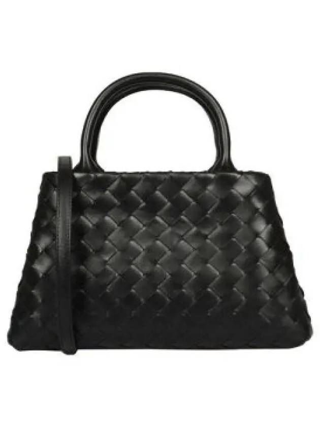 Intrecciato New Roma Tote Bag Black - BOTTEGA VENETA - BALAAN 2