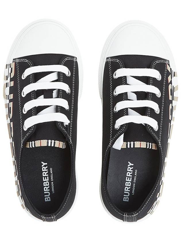 Kids Logo Print Sneaker Black - BURBERRY - BALAAN 7