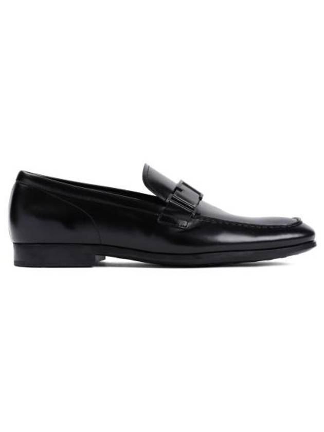 T Timeless Logo Loafers Black - TOD'S - BALAAN 2