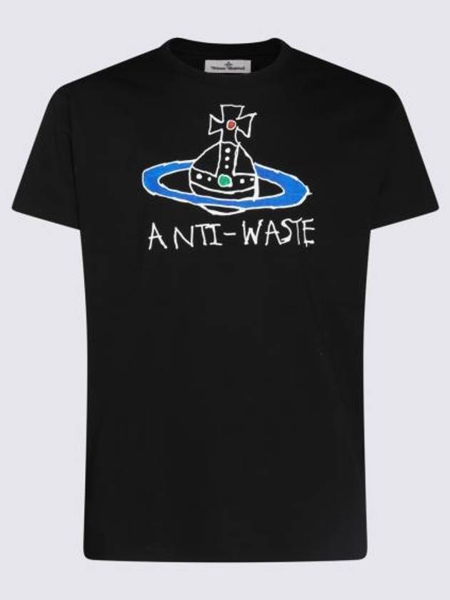 Anti Waste Short Sleeve T-Shirt Black - VIVIENNE WESTWOOD - BALAAN 2