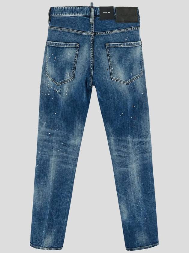 Denim Straight Pants S74LB1551 S30342470 - DSQUARED2 - BALAAN 3