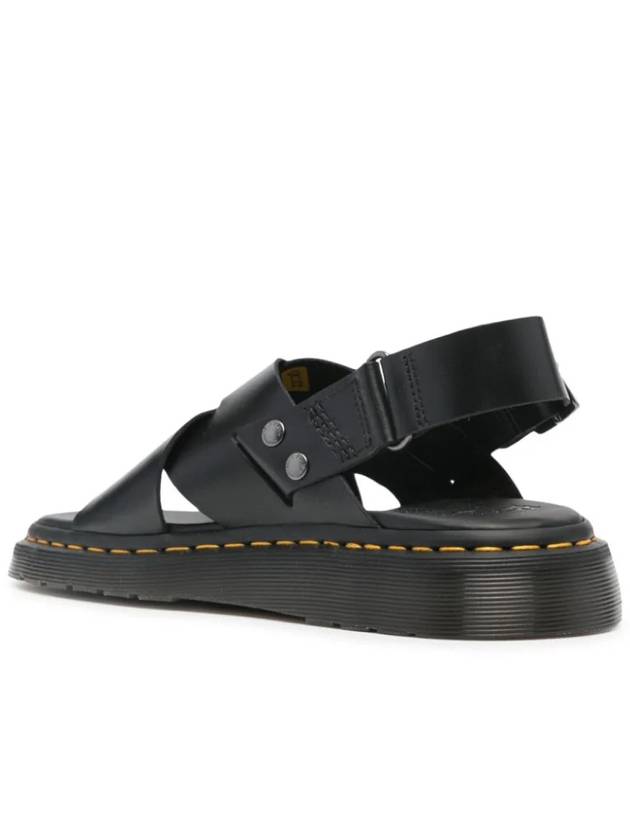 Zane Brando Leather Sandals Black - DR. MARTENS - BALAAN 4