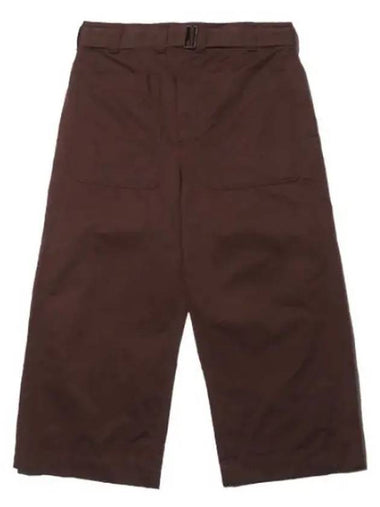 Cropped Belt Pocket Pants - LEMAIRE - BALAAN 1