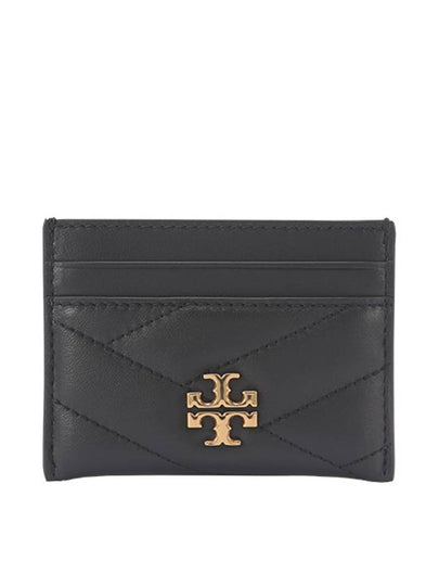 Kira Chevron Logo Card Wallet Black - TORY BURCH - BALAAN 2