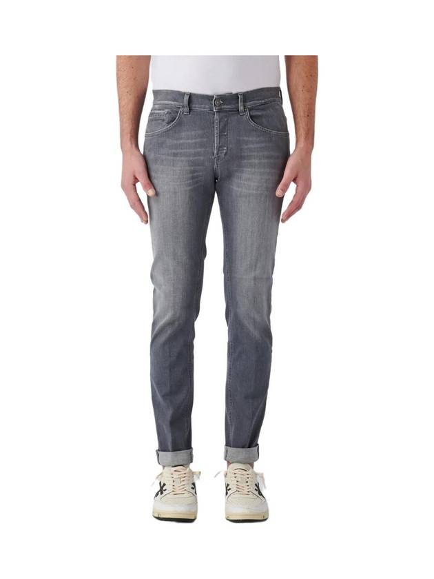 Men's Pantalone George 5 Tasche Jeans DENIM GRIGIO - DONDUP - BALAAN 1