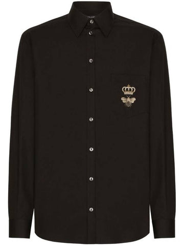 logo embroidery shirt G5JG4ZFU5EW - DOLCE&GABBANA - BALAAN 1