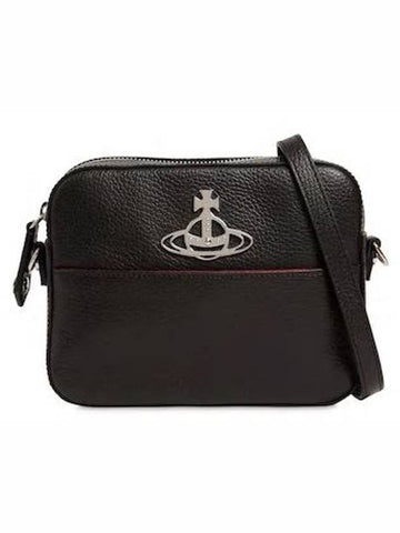 RACHEL grain leather camera shoulder bag - VIVIENNE WESTWOOD - BALAAN 1