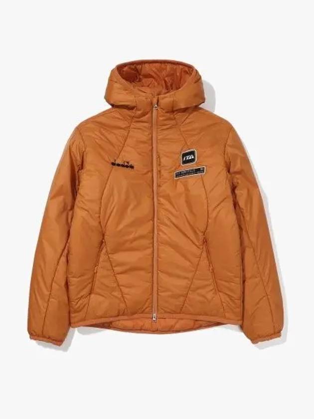 Diadora Winter Pitcrew Wappen Padded Jacket CAMEL - DIADORA - BALAAN 1