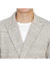 Men's Double Breasted Cardigan Gray - RVR LARDINI - BALAAN 7