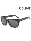 Sunglasses CL4060FL 01A Square Acetate Men Women - CELINE - BALAAN 2