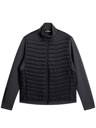 Men's Holden Quilt Hybrid Jacket Black - J.LINDEBERG - BALAAN 2