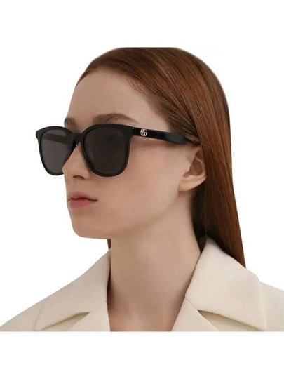 Eyewear Square Horn-Rim Sunglasses Black - GUCCI - BALAAN 2