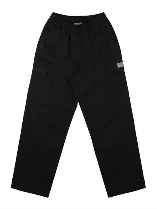 Men's Cargo Beach Pants Black 116608 - STUSSY - BALAAN 1