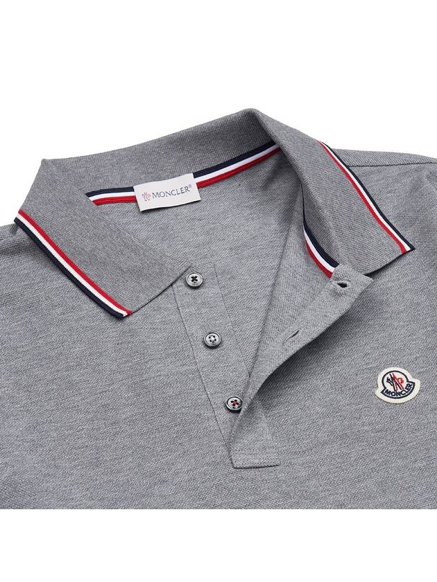 Men s Logo Patch Polo Shirt 8B70100 84556 987 - MONCLER - BALAAN 6