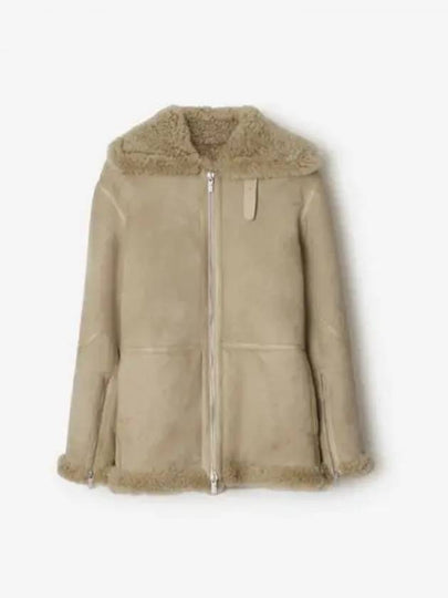 Aviator Shearling Jacket Field - BURBERRY - BALAAN 2