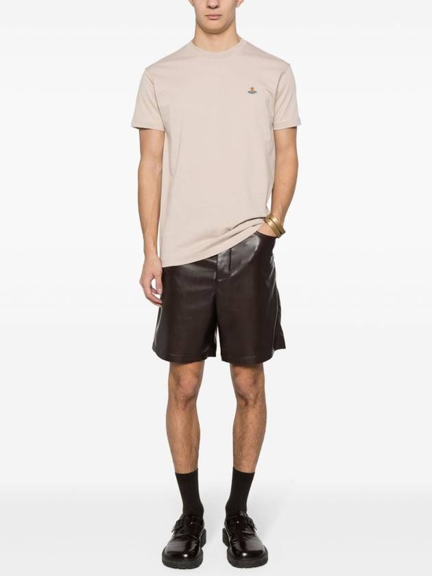 ORB Logo Cotton Short Sleeve T-Shirt Birch - VIVIENNE WESTWOOD - BALAAN 3