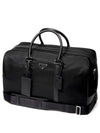 Re Nylon Saffiano Leather Duffel Bag Black - PRADA - BALAAN 4