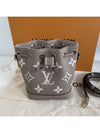 Women's Nano Noe Monogram Bucket Bag Grey - LOUIS VUITTON - BALAAN 5