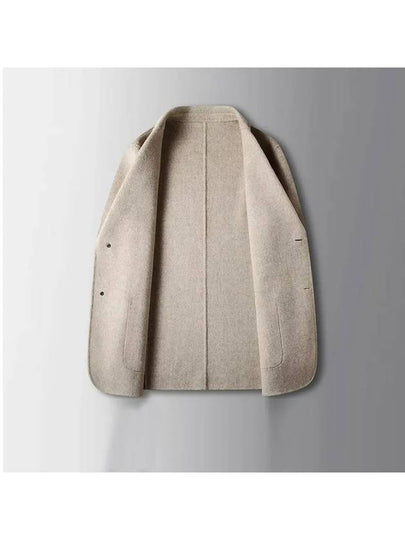 Notched lapel collar wool blend jacket JK126 - IKALOOOK - BALAAN 2