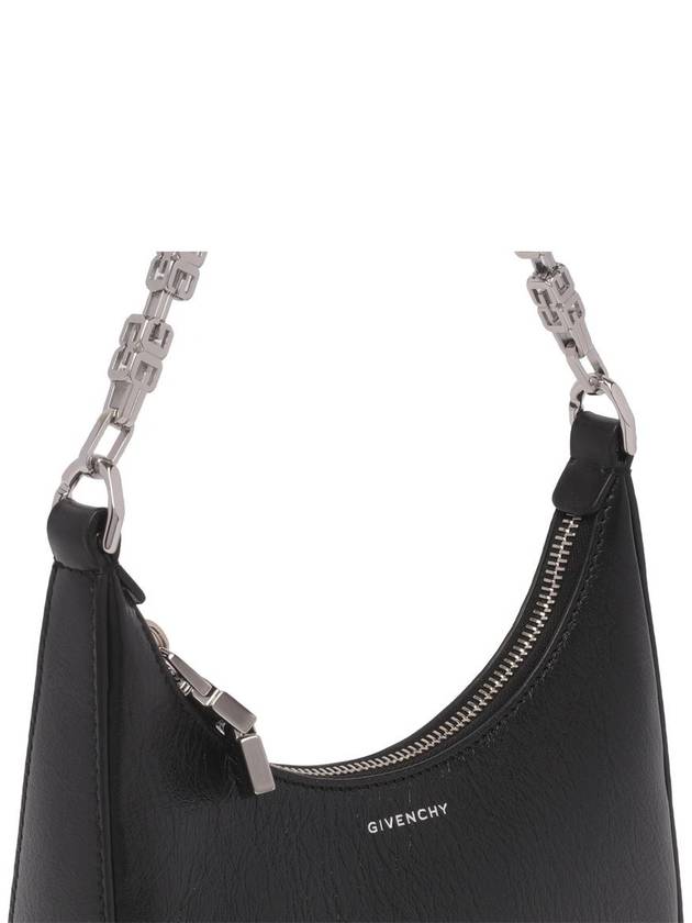 Moon Cut-out Chain Small Shoulder Bag Black - GIVENCHY - BALAAN 5