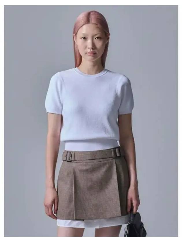 Short sleeve pullover knit white domestic product GM0024060337424 - JUUN.J - BALAAN 1