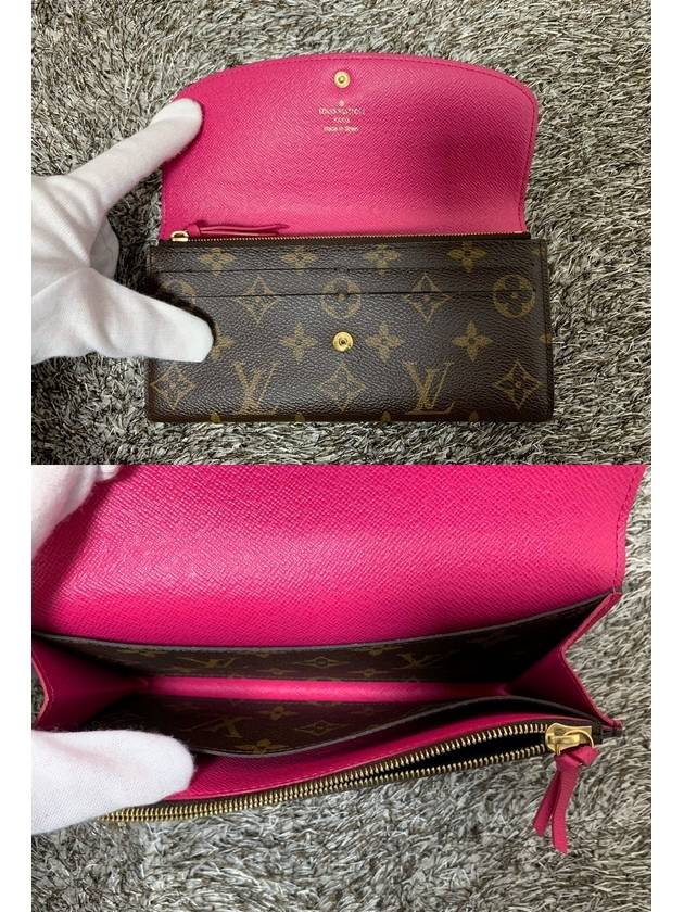 Emily Wallet Fuchsia Long - LOUIS VUITTON - BALAAN 4