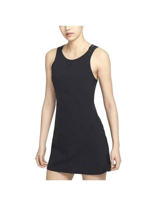 Dri Fit Sleeveless Short Dress Black - NIKE - BALAAN 1