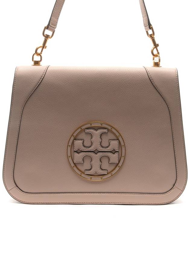 Logo Stud Shoulder Bag Pink - TORY BURCH - BALAAN 2