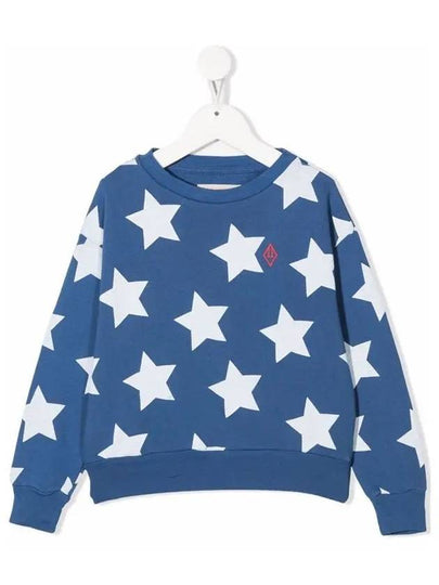 Kids Star Pattern Sweatshirt Blue S22016 260AD - THE ANIMALS OBSERVATORY - BALAAN 2