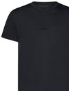 Reverse Embroidered Logo Stitched Cotton Short Sleeve T-Shirt Dark Grey - MAISON MARGIELA - BALAAN 4