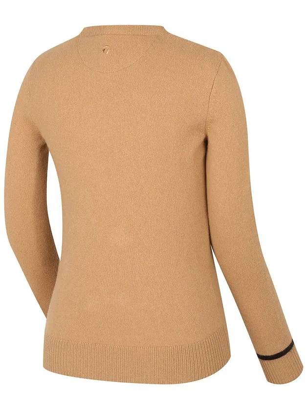 Women s cashmere logo line color combination knit TWSRL7126 513 - TAYLORMADE - BALAAN 2