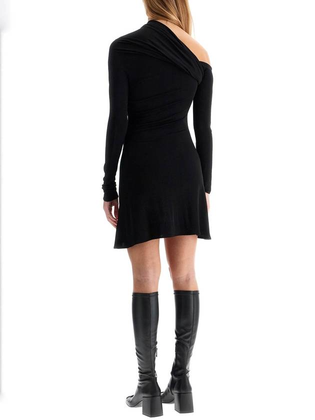 "mini twist crepe dress with - COURREGES - BALAAN 3