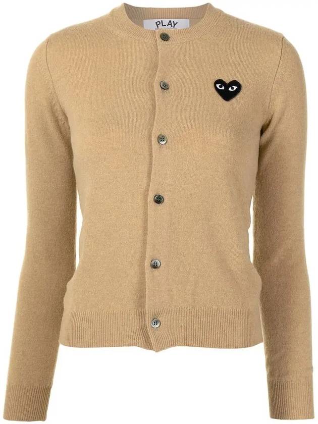 Black Heart Waffen Patch Cardigan AX N023 051 3 - COMME DES GARCONS - BALAAN 1