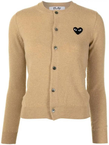 Black Heart Waffen Patch Cardigan AX N023 051 3 - COMME DES GARCONS - BALAAN 1