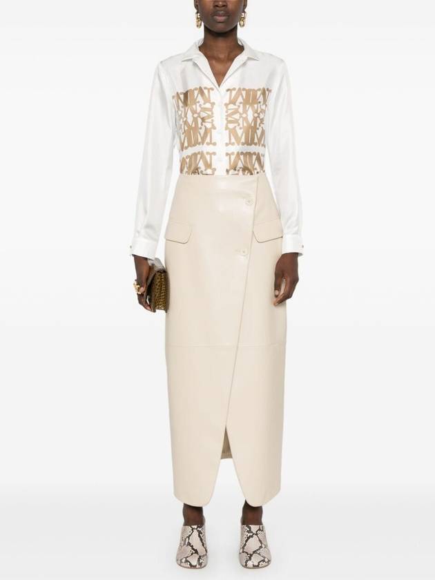 legno shirt white - MAX MARA - BALAAN 6