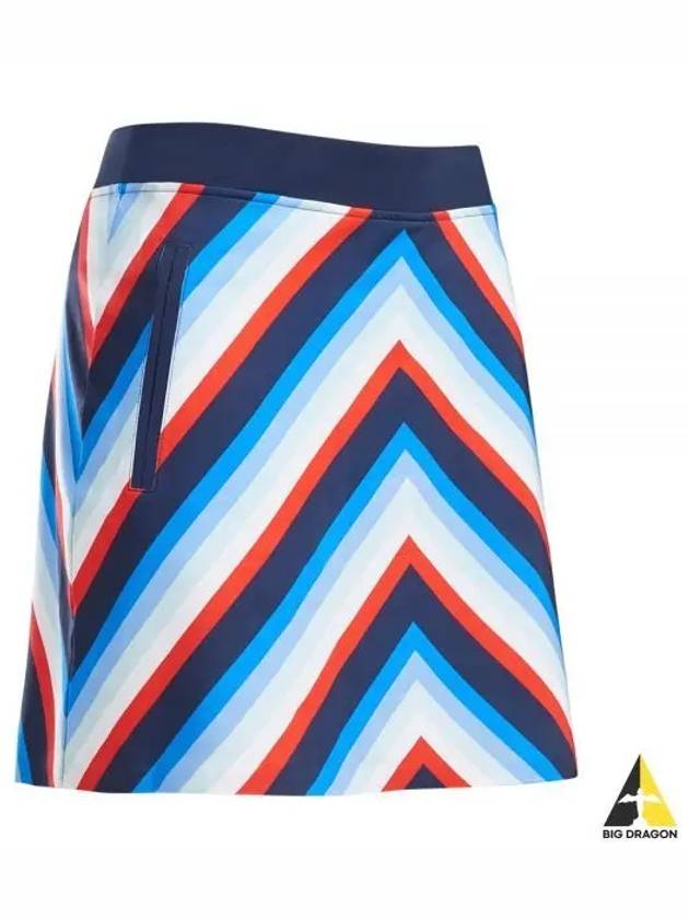 Women's Chevron Striped Skirt Twilight - G/FORE - BALAAN 2