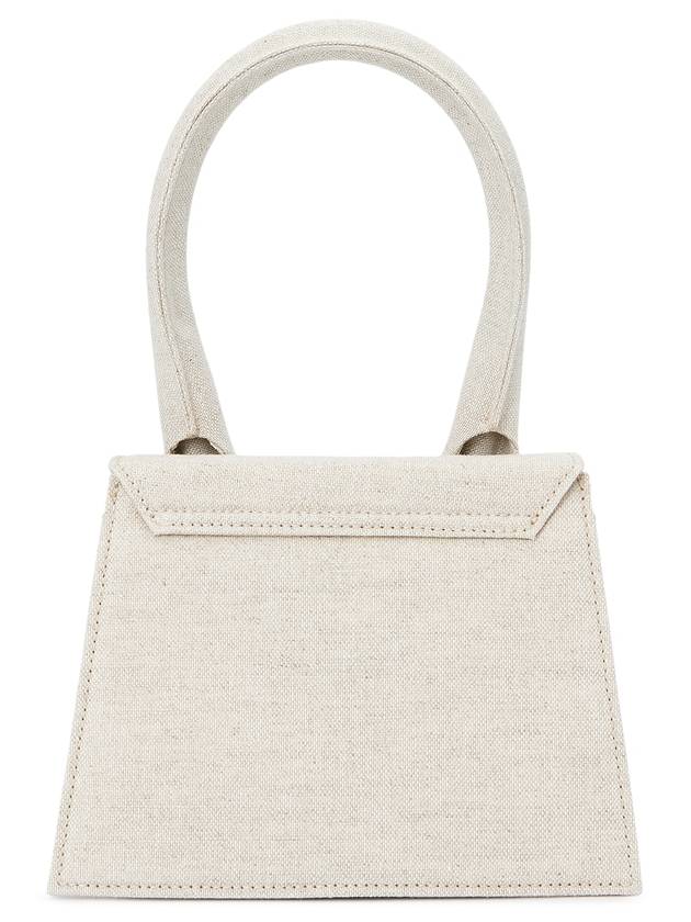 Le Chiquito Moyen Signature Tote Bag Light Greige - JACQUEMUS - BALAAN 5