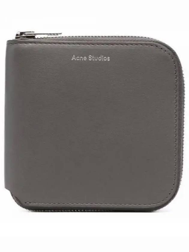 Bifold Zipper Half Wallet Grey - ACNE STUDIOS - BALAAN 2